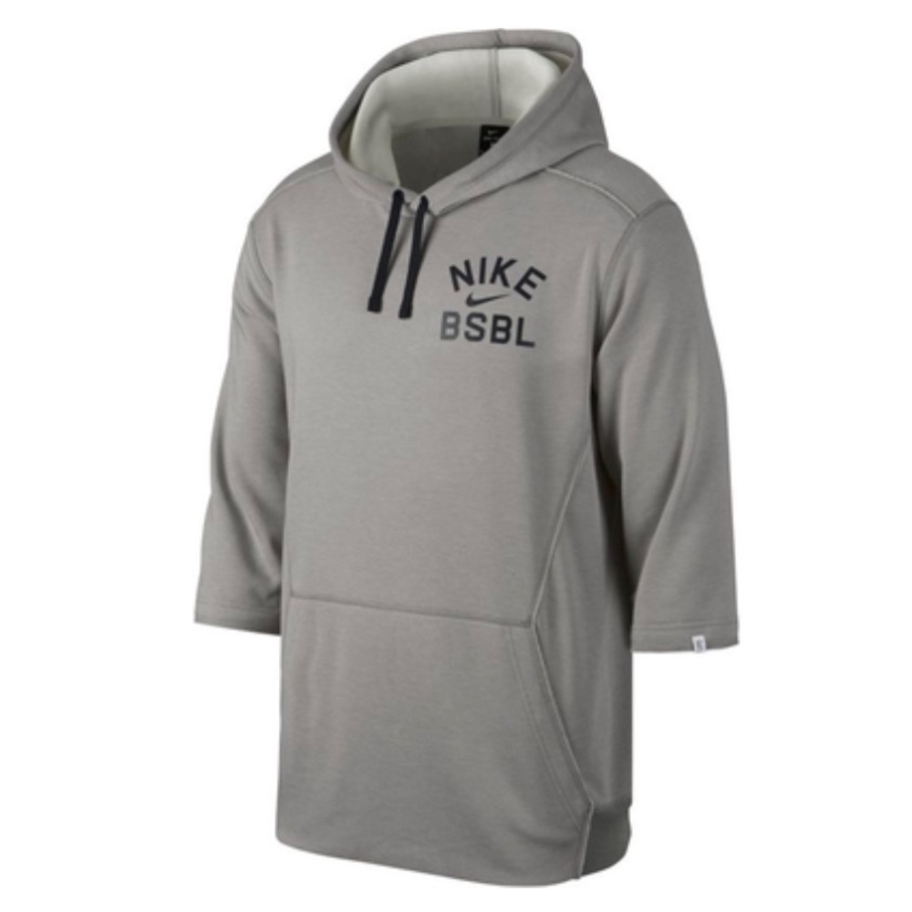 Nike Men's 3/4 Fleece Flux Baseball Hoodie